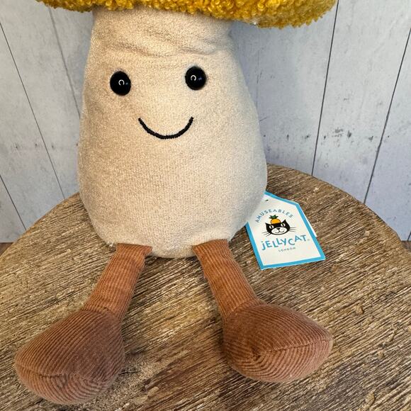 Jellycat Bundle Jellycat Amuseables Mushroom Toadstool Wild Chanterelle Set - Picture 4 of 11